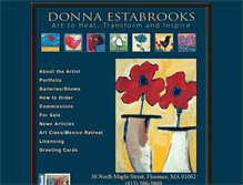 Tablet Screenshot of donnaestabrooks.com